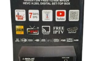 SOLID HDS2X-7299 HEVC 8bits H.265 Free-To-Air Set-Top Box