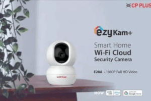 CP PLUS CP-E28A Full HD Wi-Fi PT Camera with 360 degree View, 2-Way Talk & Night Vision Security Camera  (128 GB, 1 Channel)