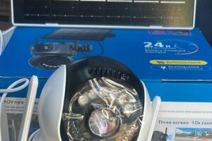 Solar Powered Smart CCTV Camera – Outdoor Security