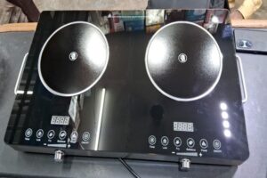 double burner infrared cooktop