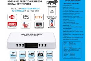 SOLID HDS2-6363 HD MPEG-4 DVB-S2 Free-to-Air Set-Top Box