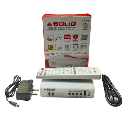 SOLID HDS2X-6309 DVB-S2 HD Digital Set Top Box - Image 4