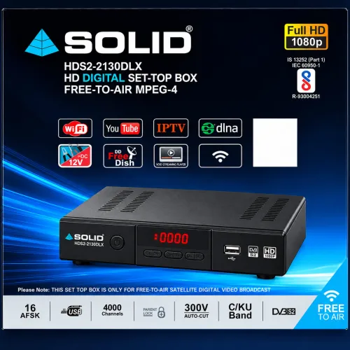 SOLID HDS2-2130DLX Digital Set-Top Box - Image 2